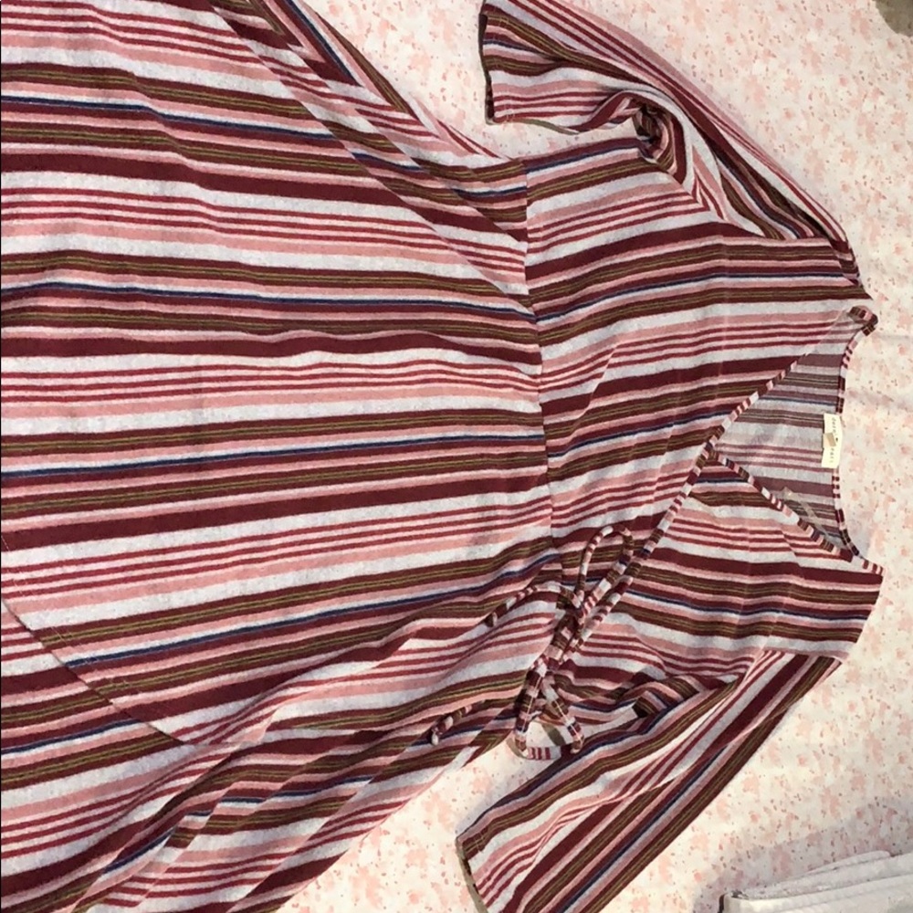 Casual stripped dress